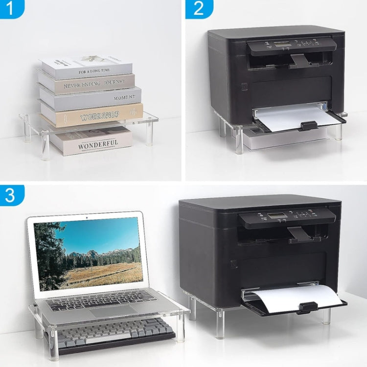 Desktop Acryl Laptop-/Drucker-Erhöhter Ständer, YX136