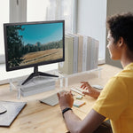 Desktop Acryl Laptop-/Drucker-Erhöhter Ständer, YX136