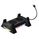 Für Xbox Series S Konsolenbasis-Lüfter mit integriertem LED-Lichtstreifen, Basis-Lüfter Weiß, Basis-Lüfter Schwarz