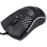 T-WOLF V15 Honeycomb Kabelgebundene USB-Gaming-Maus mit RGB-Beleuchtung, ergonomisches Hollow-Design für PC, Büro, Heimgebrauch
