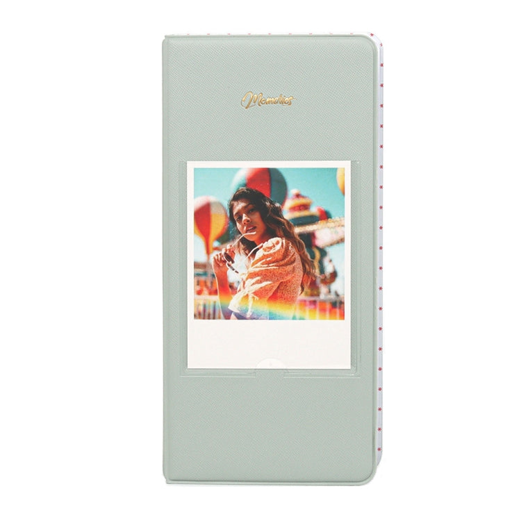 64-teiliges 5-Zoll-Fotoalbum, Weiß, Schwarz, Hellblau, Braun, Grün, Rosa, Blau, Lila