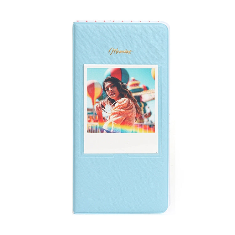 64-teiliges 5-Zoll-Fotoalbum, Weiß, Schwarz, Hellblau, Braun, Grün, Rosa, Blau, Lila