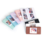 64-teiliges 5-Zoll-Fotoalbum, Weiß, Schwarz, Hellblau, Braun, Grün, Rosa, Blau, Lila