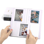 64-teiliges 5-Zoll-Fotoalbum, Weiß, Schwarz, Hellblau, Braun, Grün, Rosa, Blau, Lila