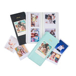 64-teiliges 5-Zoll-Fotoalbum, Weiß, Schwarz, Hellblau, Braun, Grün, Rosa, Blau, Lila