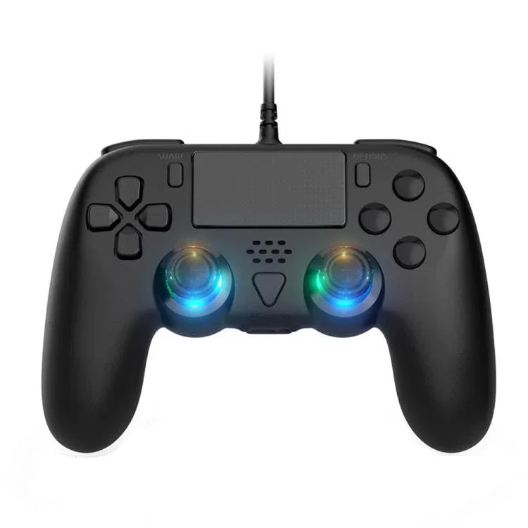 Kabelgebundener Controller für PS5 / PS5 Slim / PC mit Makroprogrammierung, Sechs-Achsen-Gyroskop, kabelgebunden