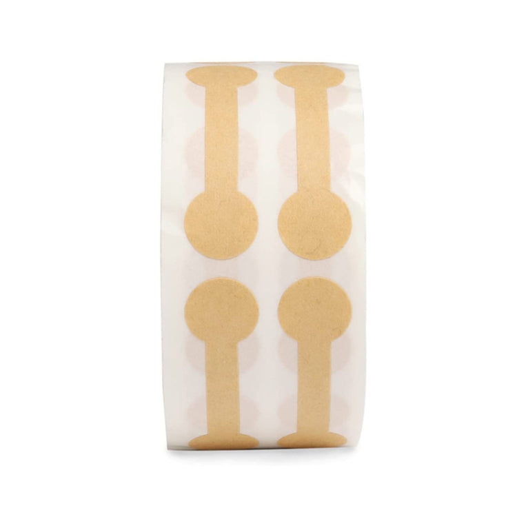 2 Stück Schmuck Preis Dekoration Natur Kraftpapier Aufkleber, J208, J209