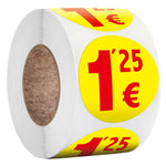 500 Stück / Rolle 3,8 cm Preisschild Supermarkt-Versiegelungsaufkleber, S119, S120