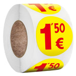 500 Stück / Rolle 3,8 cm Preisschild Supermarkt-Versiegelungsaufkleber, S119, S120