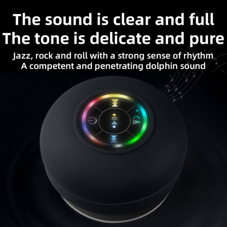 BT-07 Tragbarer wasserdichter Bluetooth-Badelautsprecher mit großem Saugnapf