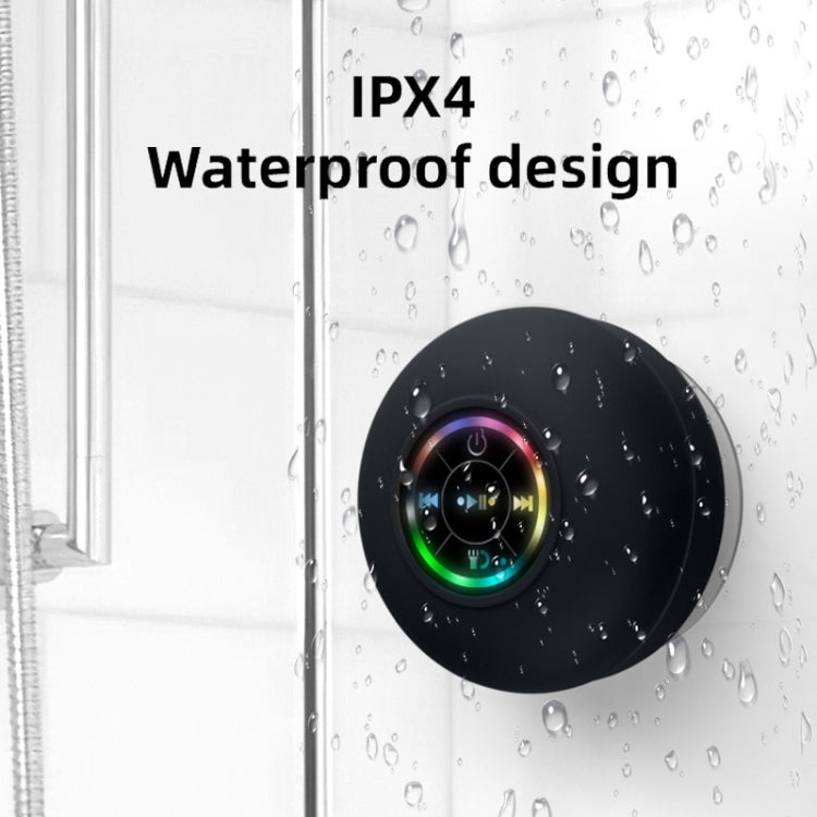 BT-07 Tragbarer wasserdichter Bluetooth-Badelautsprecher mit großem Saugnapf