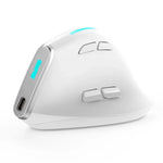 ZELOTES F36 9-Tasten vertikaler ergonomischer programmierbarer Griff Dual Bluetooth + 2.4G kabellose Maus, F36 (weiß), F36 (schwarz)