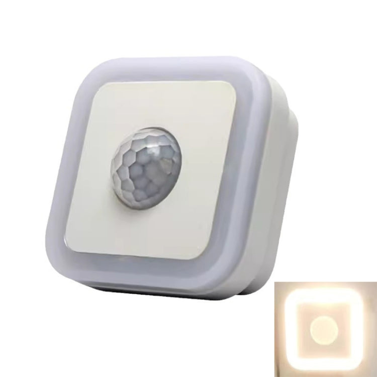 Home-LED-Infrarot-Nachtlicht mit Bewegungssensor, steckbar, kabellos, für Treppenhaus, Korridor, Gang, US-Stecker, 3W