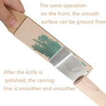 DIY Lederwerkzeug Doppelseitiges Schleifbrett