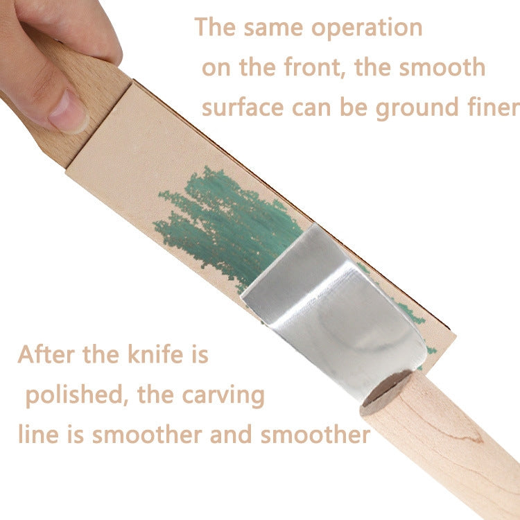 DIY Lederwerkzeug Doppelseitiges Schleifbrett