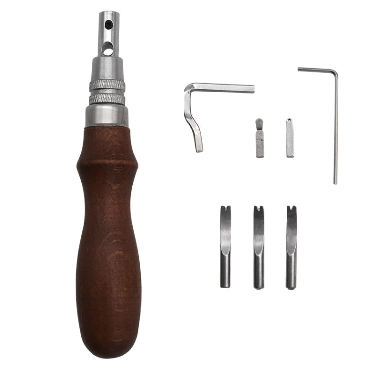 7-in-1 Leder-Kantenpresser Rillenschneider Kantenfräser
