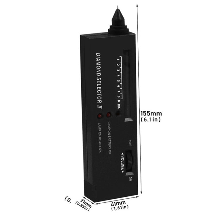 Wärmeleitfähigkeitsmesser Diamant-Teststift Kristallhärte-Identifikationsgerät, Diamant-Teststift