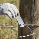 2 St./Set Drahtverdreher T-Pfosten-Klemme Zaunseilwickler
