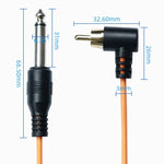 RCA-Winkelstecker für Tattoo-Stiftmotor, Netzkabel