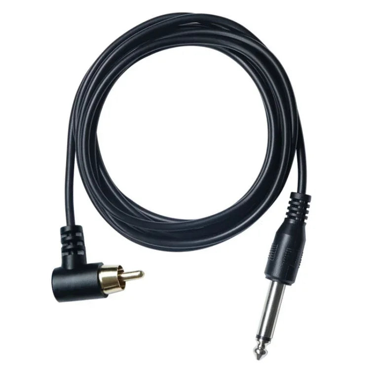 RCA-Winkelstecker für Tattoo-Stiftmotor, Netzkabel
