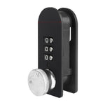 Home Drawer Locker Mechanical Dial And Quarter Turn Combination Lock, Left Turn, Right Turn