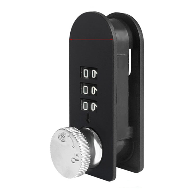 Home Drawer Locker Mechanical Dial And Quarter Turn Combination Lock, Left Turn, Right Turn