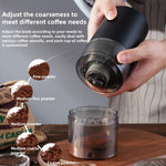 USB Wiederaufladbarer Verstellbarer Grob- und Fein Mahlwerk Haushalts Tragbarer Elektrischer Kaffeebohnenmühle