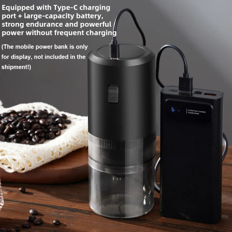 USB Wiederaufladbarer Verstellbarer Grob- und Fein Mahlwerk Haushalts Tragbarer Elektrischer Kaffeebohnenmühle