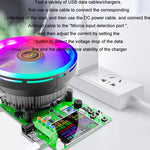 ATORCH Spannungsdigital gesteuerter einstellbarer Konstantstrom-Entlade-Last-Alterungstester, US-Stecker