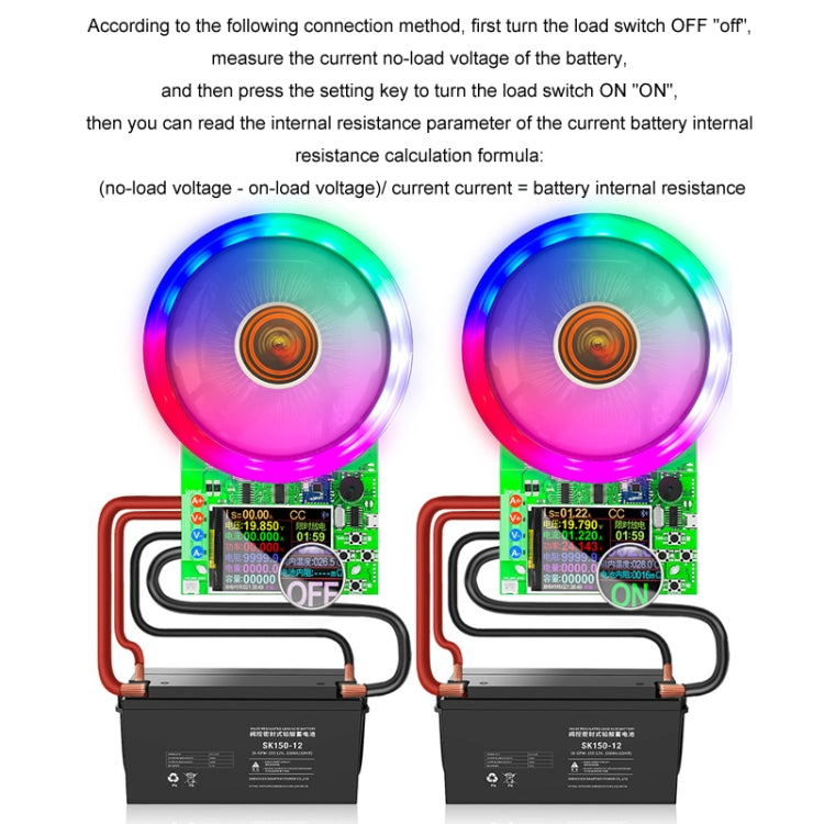 ATORCH Spannungsdigital gesteuerter einstellbarer Konstantstrom-Entlade-Last-Alterungstester, US-Stecker
