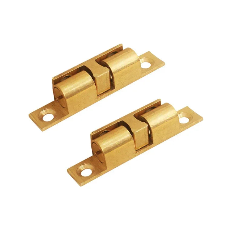 2 Stück Schrank Magnetische Feder-Schnalle Türsauger, Klein Gold, Mittel Gold, Groß Gold, Extra Groß Gold, Klein Silber, Mittel Silber, Groß Silber, Extra Groß Silber