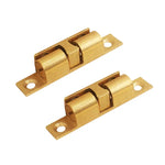 2 Stück Schrank Magnetische Feder-Schnalle Türsauger, Klein Gold, Mittel Gold, Groß Gold, Extra Groß Gold, Klein Silber, Mittel Silber, Groß Silber, Extra Groß Silber