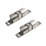 2 Stück Schrank Magnetische Feder-Schnalle Türsauger, Klein Gold, Mittel Gold, Groß Gold, Extra Groß Gold, Klein Silber, Mittel Silber, Groß Silber, Extra Groß Silber