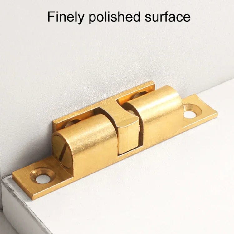 2 Stück Schrank Magnetische Feder-Schnalle Türsauger, Klein Gold, Mittel Gold, Groß Gold, Extra Groß Gold, Klein Silber, Mittel Silber, Groß Silber, Extra Groß Silber