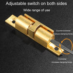 2 Stück Schrank Magnetische Feder-Schnalle Türsauger, Klein Gold, Mittel Gold, Groß Gold, Extra Groß Gold, Klein Silber, Mittel Silber, Groß Silber, Extra Groß Silber