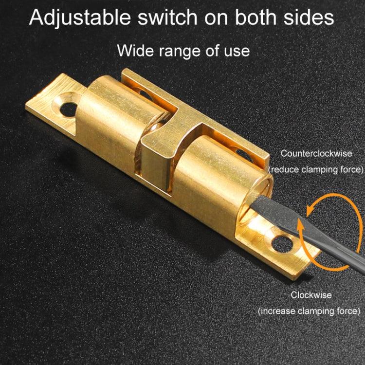 2 Stück Schrank Magnetische Feder-Schnalle Türsauger, Klein Gold, Mittel Gold, Groß Gold, Extra Groß Gold, Klein Silber, Mittel Silber, Groß Silber, Extra Groß Silber