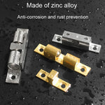 2 Stück Schrank Magnetische Feder-Schnalle Türsauger, Klein Gold, Mittel Gold, Groß Gold, Extra Groß Gold, Klein Silber, Mittel Silber, Groß Silber, Extra Groß Silber