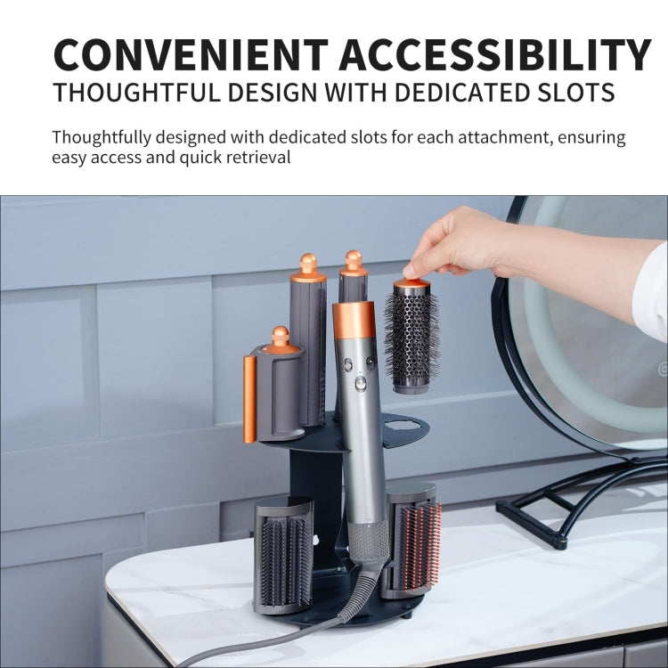 Für Dyson Airwrap Lockenstab Schreibtisch Aufbewahrungsständer Wandmontierter Kohlenstoffstahl Halter