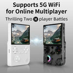 ANBERNIC RG40XXV Vertikale HD-Bildschirm-Joystick-Spielkonsole mit Umgebungslicht, tragbare Retro-Handheld-Konsole, 64 GB, 64 GB + 128 GB, 64 GB + 256 GB