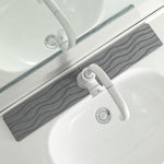 Diatomit Küchen Wasseraufnahme Trocknungsmatte Badezimmer Waschbecken Wasserhahn Arbeitsplatte Abflussmatte, 40x10cm