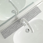 Diatomit Küchen Wasseraufnahme Trocknungsmatte Badezimmer Waschbecken Wasserhahn Arbeitsplatte Abflussmatte, 40x10cm
