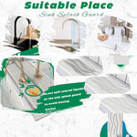 Diatomit Küchen Wasseraufnahme Trocknungsmatte Badezimmer Waschbecken Wasserhahn Arbeitsplatte Abflussmatte, 40x10cm