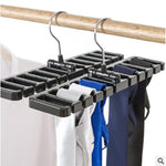 Gürtelbügel Schal Krawattenhalter für Kleiderschrank Aufbewahrung Organizer, Klein Grün, Klein Blau, Klein Rosa, Groß Schwarz, Groß Weiß, Groß Kaffee