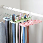 Gürtelbügel Schal Krawattenhalter für Kleiderschrank Aufbewahrung Organizer, Klein Grün, Klein Blau, Klein Rosa, Groß Schwarz, Groß Weiß, Groß Kaffee