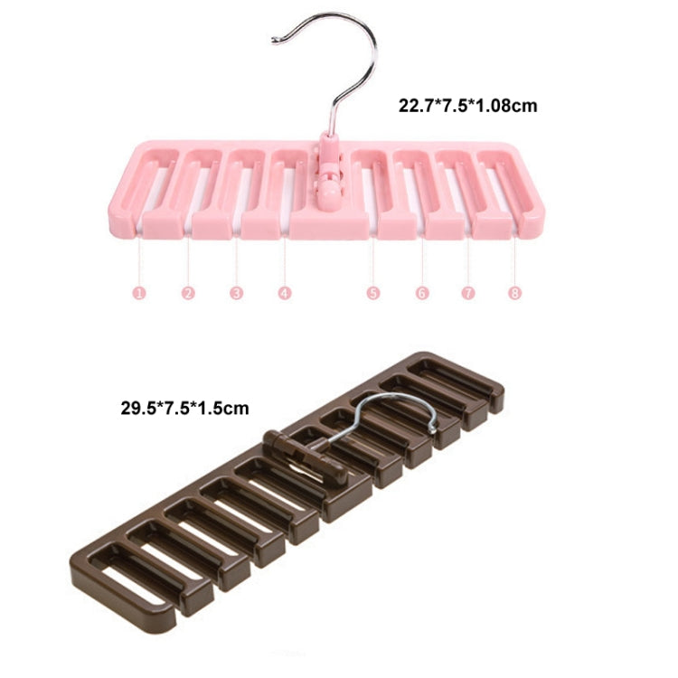 Gürtelbügel Schal Krawattenhalter für Kleiderschrank Aufbewahrung Organizer, Klein Grün, Klein Blau, Klein Rosa, Groß Schwarz, Groß Weiß, Groß Kaffee