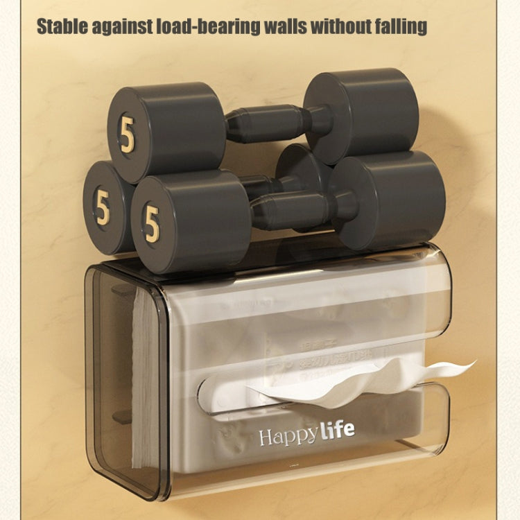 Saugnapf-Taschentuchboxhalter Wandmontierte Taschentuchboxabdeckung