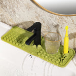Wasserhahn Silikon Abflussmatte Multifunktionaler Haushalts Spülbecken Arbeitsplatte rutschfest spritzschutz Aufbewahrungsmatte