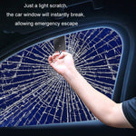Car Window Breaking Safety Card Emergency Life-Saving Hammer