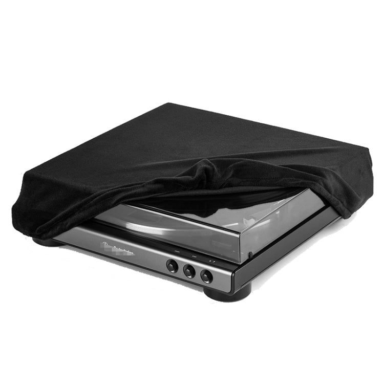 Für Audio-Technica AT-LP60XBT Filz-Staubschutzhülle Plattenspieler mit Gummizug, AT-LP60XBT Staubschutzhülle