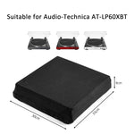 Für Audio-Technica AT-LP60XBT Filz-Staubschutzhülle Plattenspieler mit Gummizug, AT-LP60XBT Staubschutzhülle
